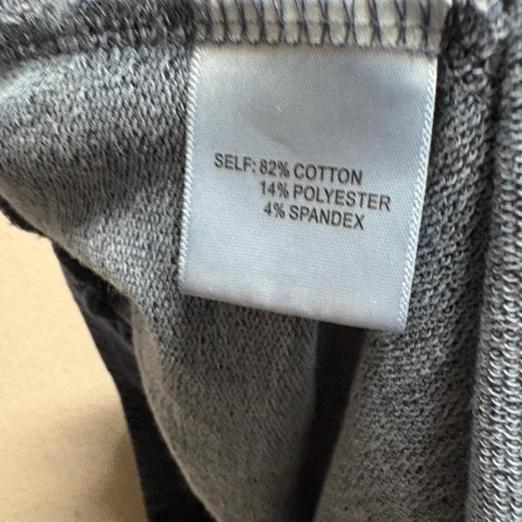 Lane Delaney Mens Small Blue Cotton Blend Fleece Joggers Sweatpants Drawstring