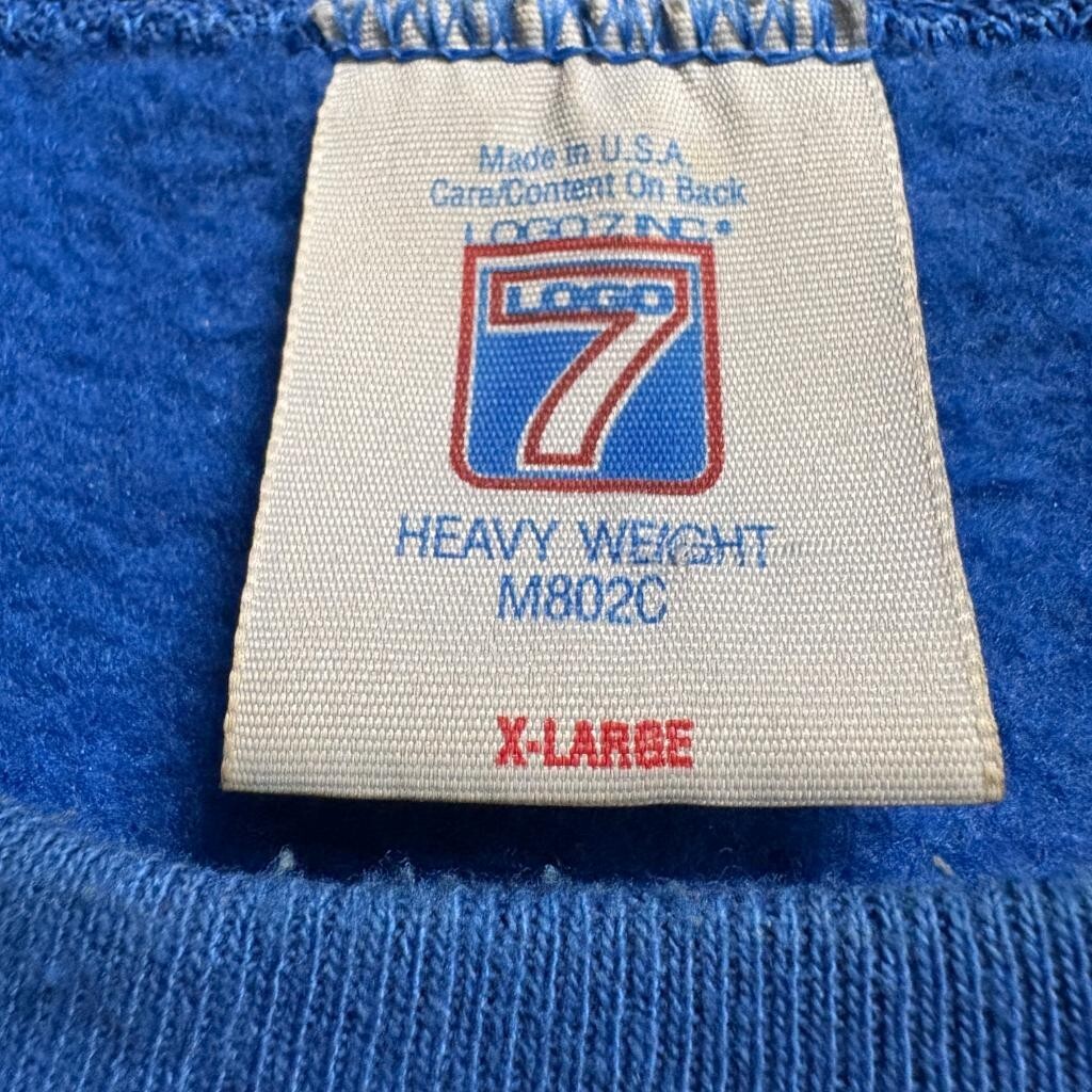 Vintage Los Angeles Clippers Logo 7 Sweatshirt Mens XL Blue NBA Crewneck USA