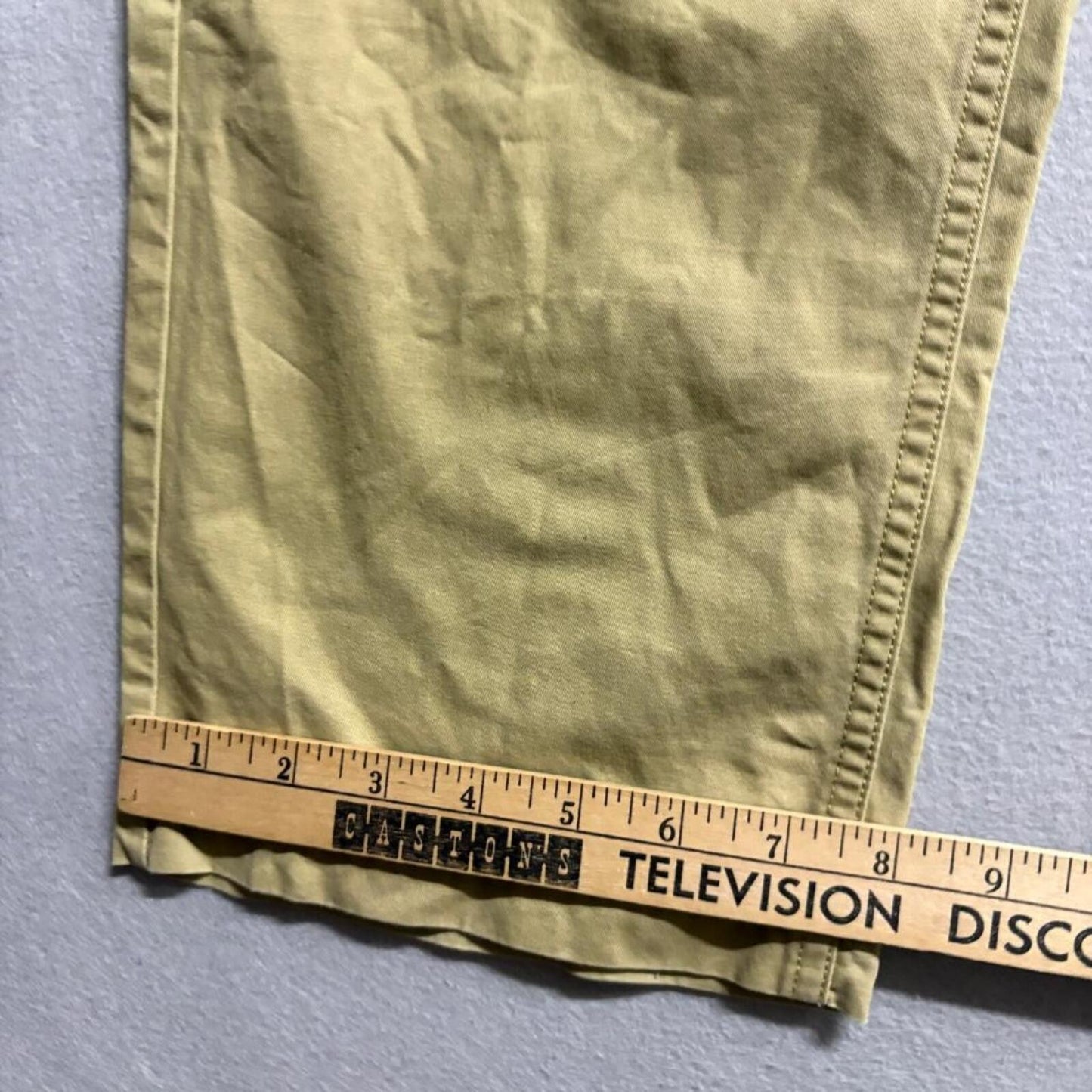 The Hundreds Mens Pants XL Khaki Tan Cotton Elastic Drawstring Waist Chino