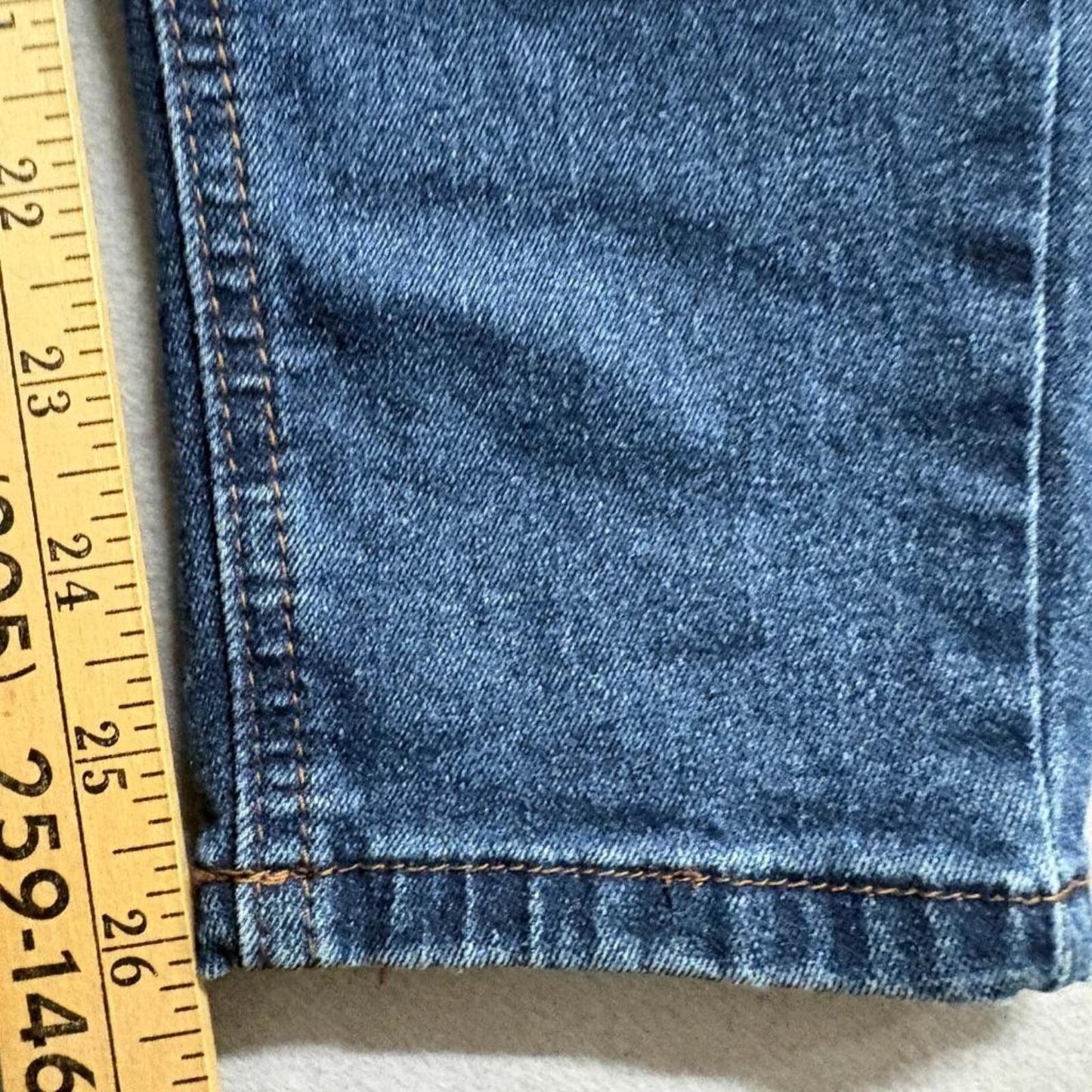 Rise Jeans Womens Size 11 Blue High Rise Skinny Stretch Denim Deep Dark Wash