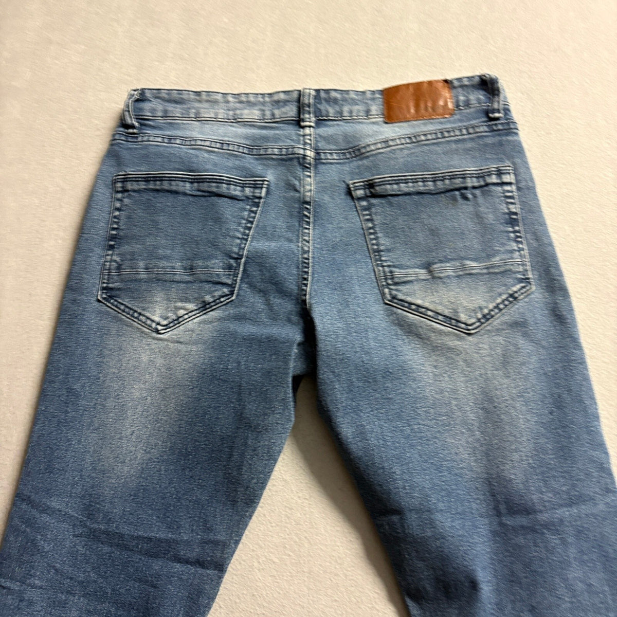 Hudson and Barrow Slim Stretch Jeans Mens 32x30 Blue Denim Medium Wash Pants