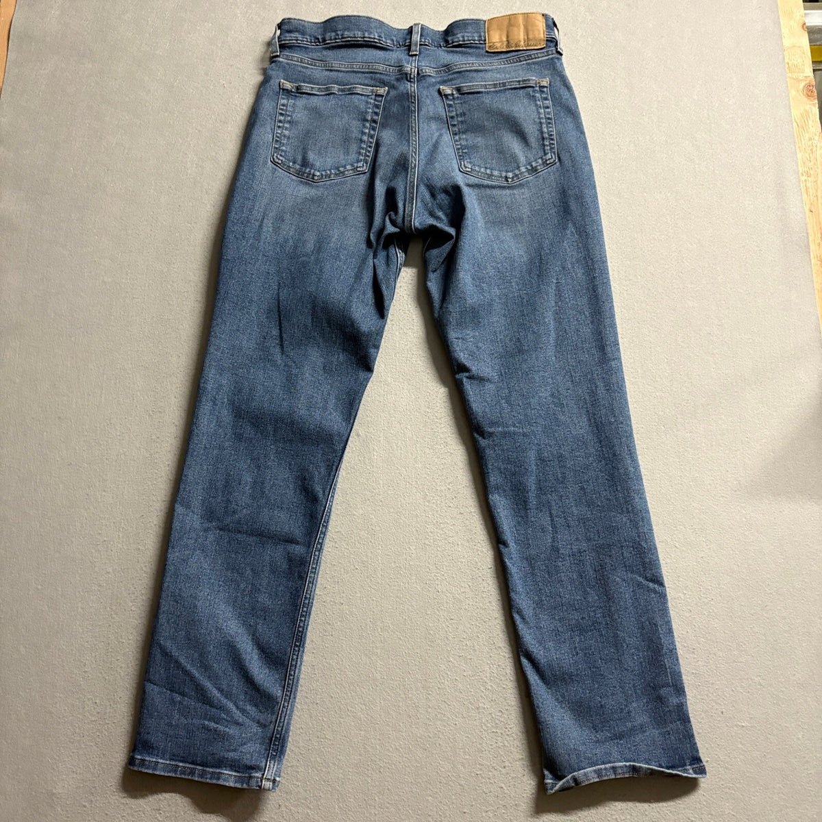 Eddie Bauer Mens Straight Fit Denim Jeans Blue Stretch 34x32 Actual 33x29 - Photo 12