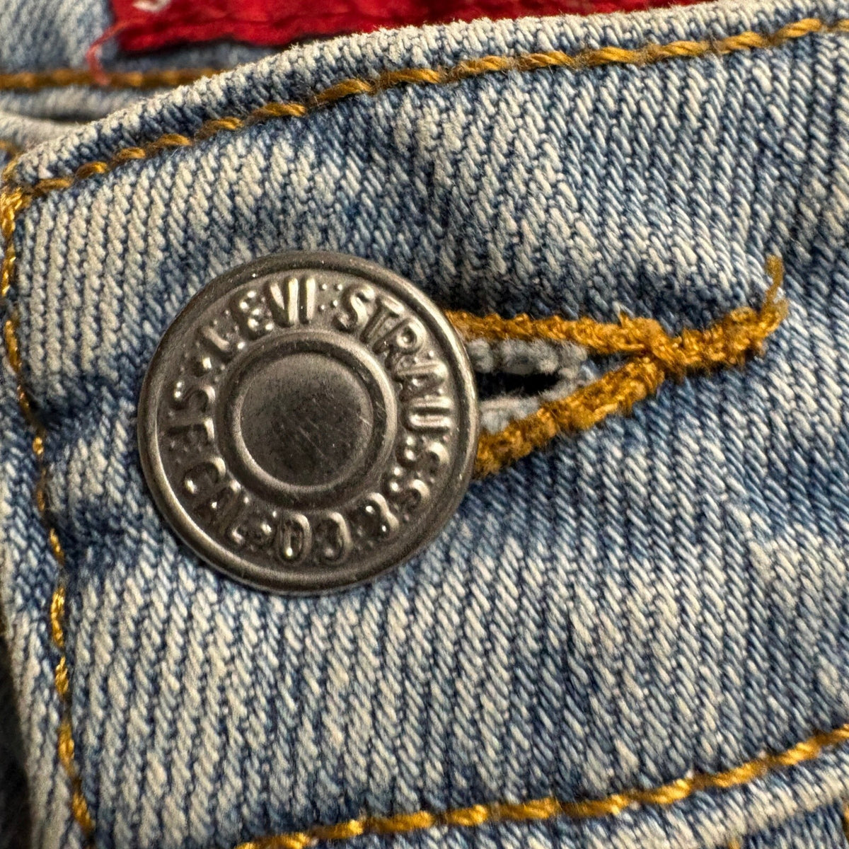 Levis 519 Low Flare Jeans Juniors Size 3 L Blue Denim Low Stretch Y2K