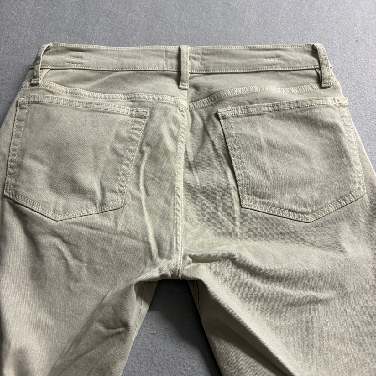Frame L'Homme Slim Jeans Mens 31 Milk Beige Lyocell Blend Stretch Pants LMH870