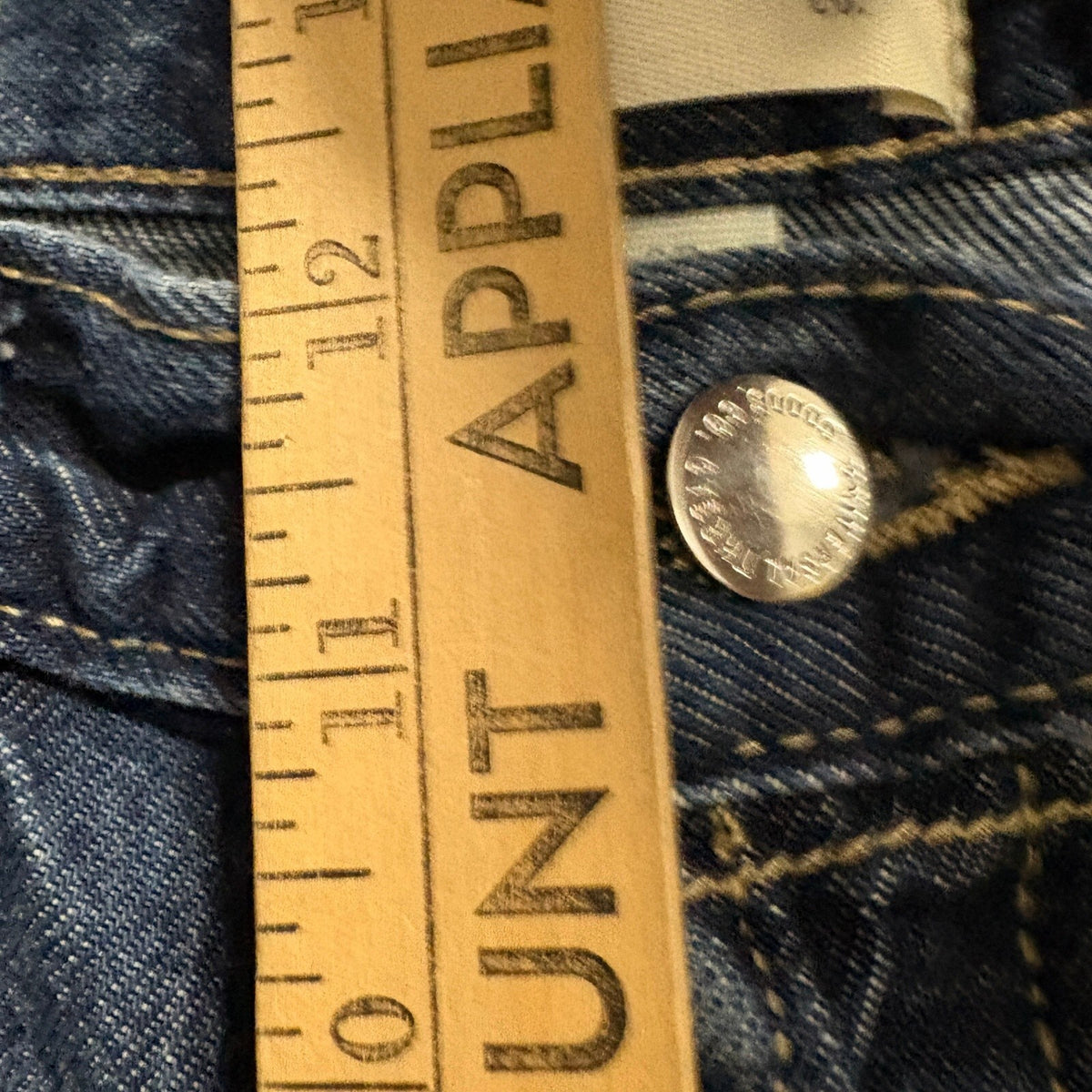 Universal Thread High Rise Curved Leg Ankle Jeans Womens Size 6/R Blue Denim
