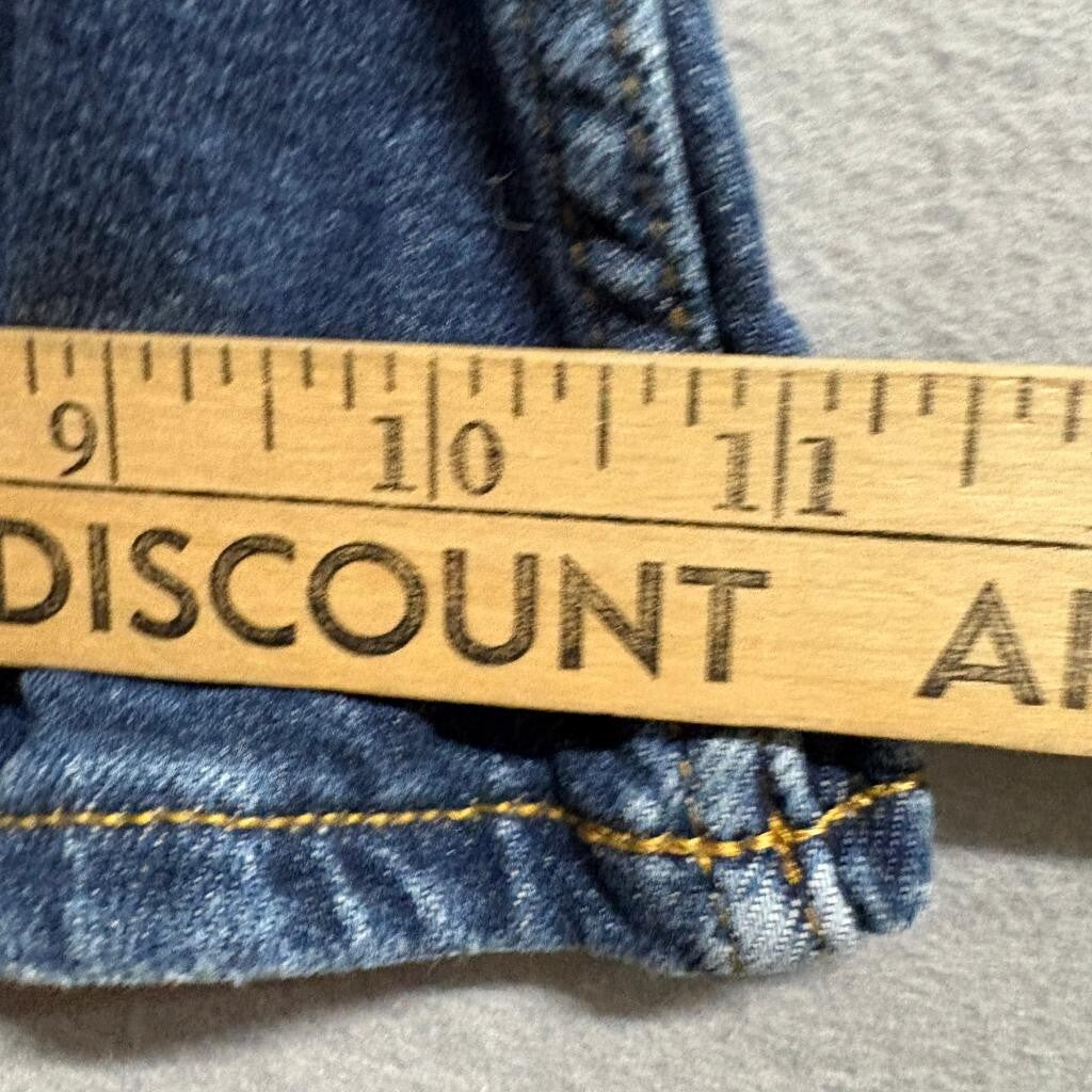 Arizona Jean Co Flare Jeans Girls Size 8 Blue Denim Stretch Elastic Waist