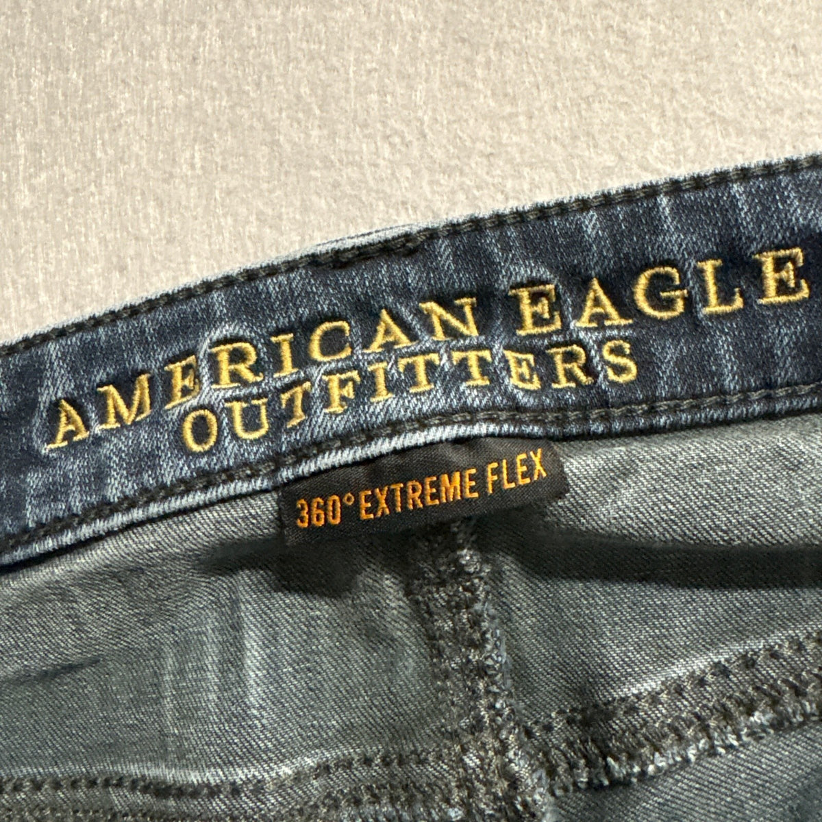 American Eagle 360 Extreme Flex Skinny Jeans Womens 31x30 Blue Stretch Denim