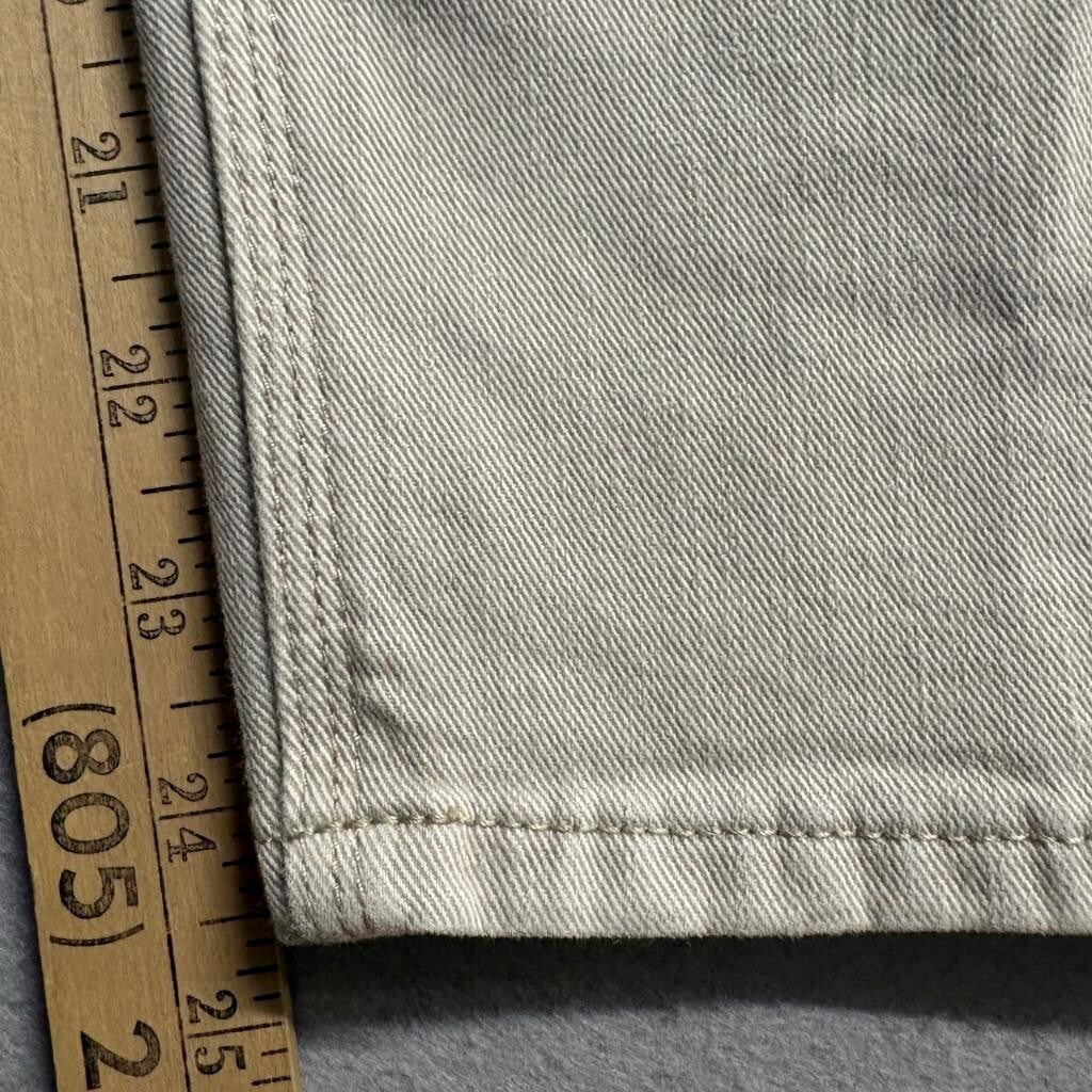 Rag & Bone Walker Slim Straight Jeans Mens 32 Beige Khaki Stretch Denim Pants