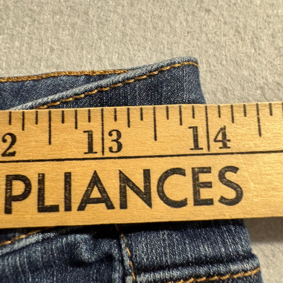 Daisy Fuentes Bootcut Jeans Womens Size 2 Blue Denim Stretch Rinse Blast