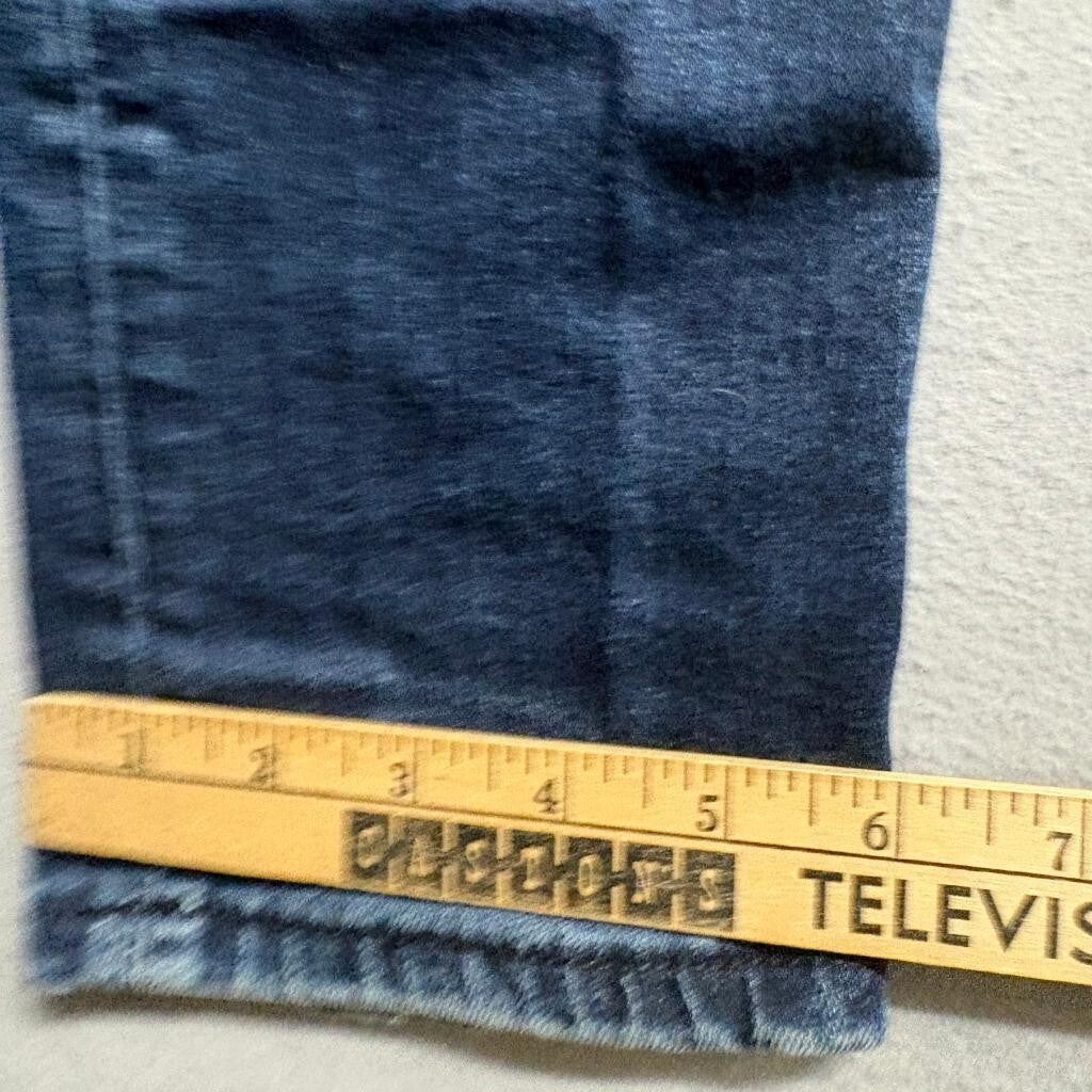 Armani Exchange Jeans Mens 34 Blue Denim Skinny Fit Stretch Dark Wash