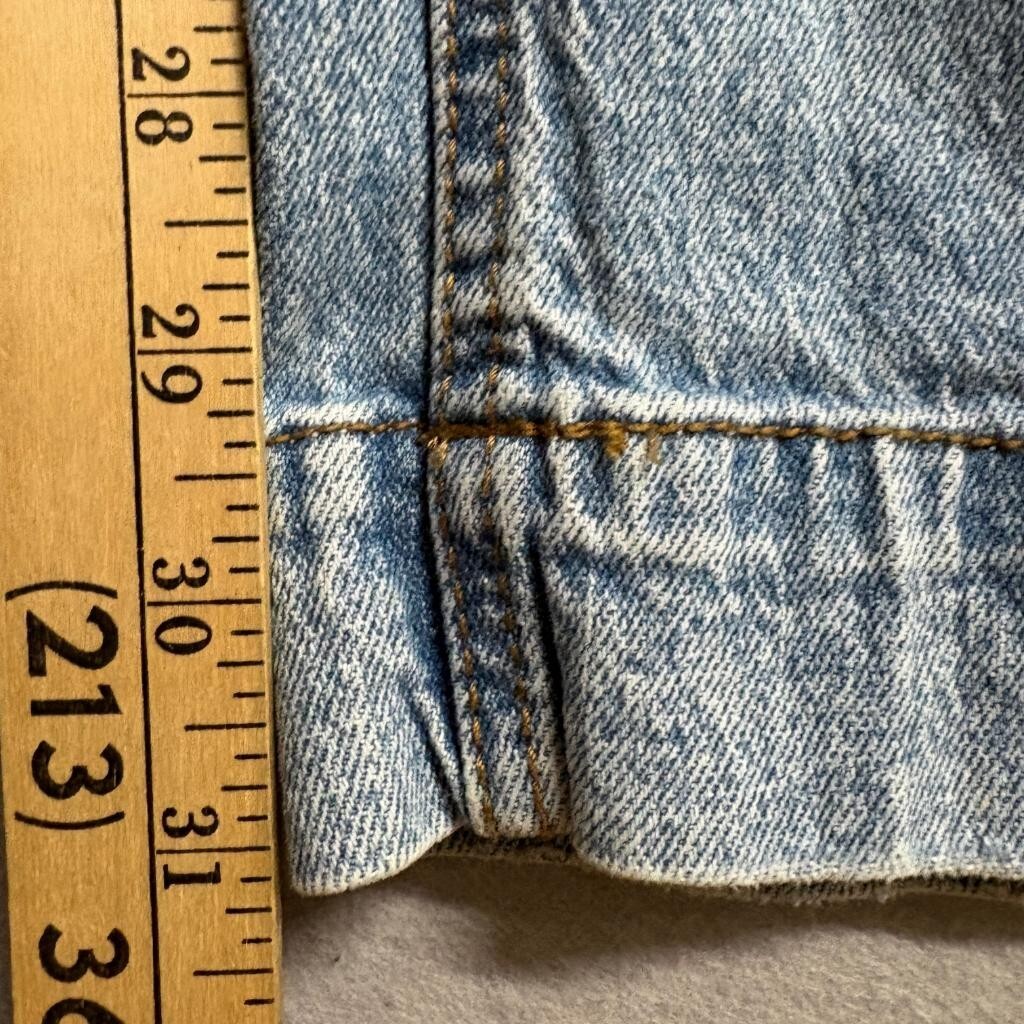 Time and Tru Wide Leg Jeans Womens Size 6 Blue Denim Button Fly High Rise