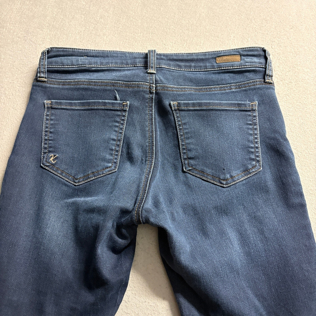 KUT from the Kloth Mia Toothpick Skinny Jeans Womens Size 2 Dark Wash Stretch