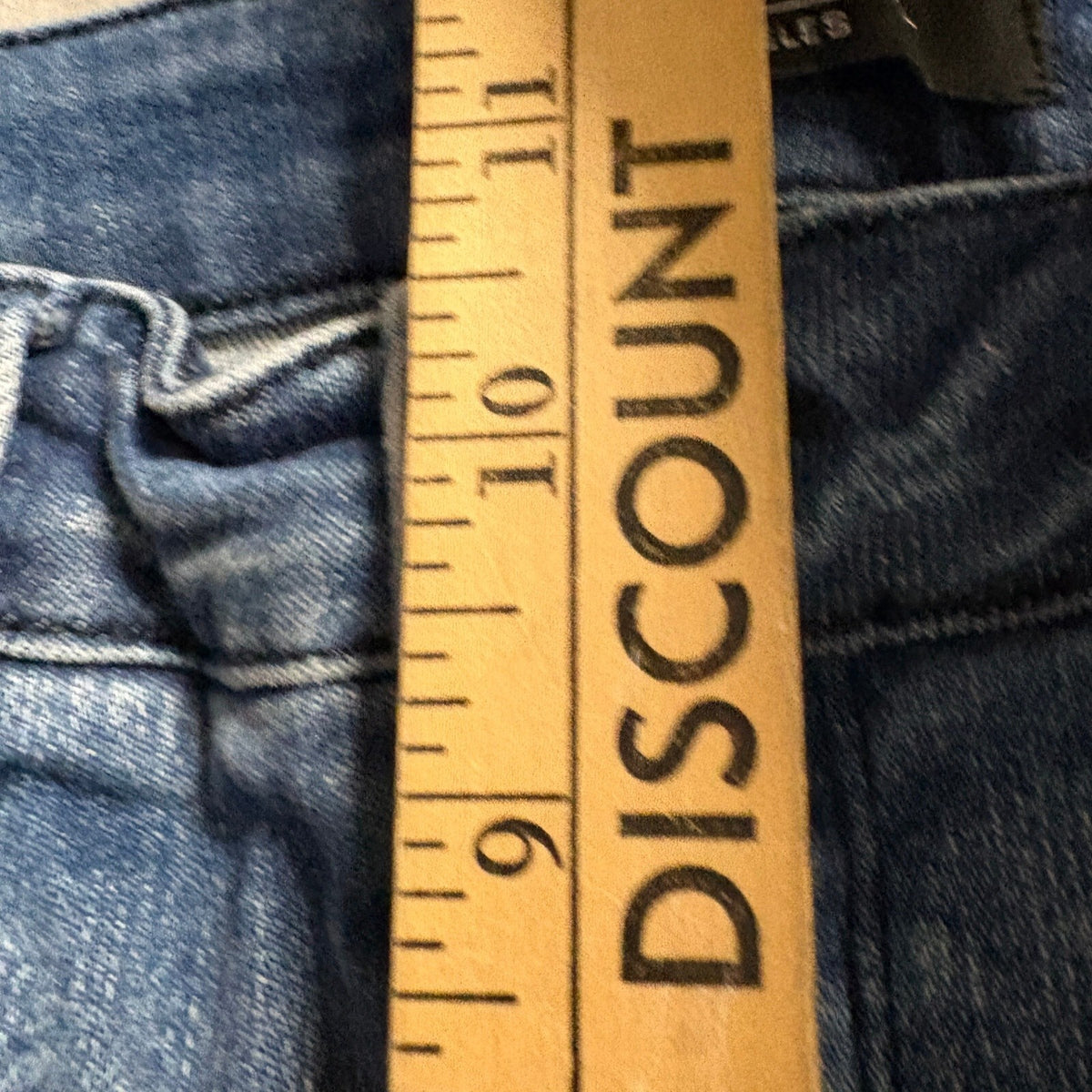 Judy Blue High Waist Raw Hem Ankle Straight Jeans Womens Size 9/29 JB88525 Blue