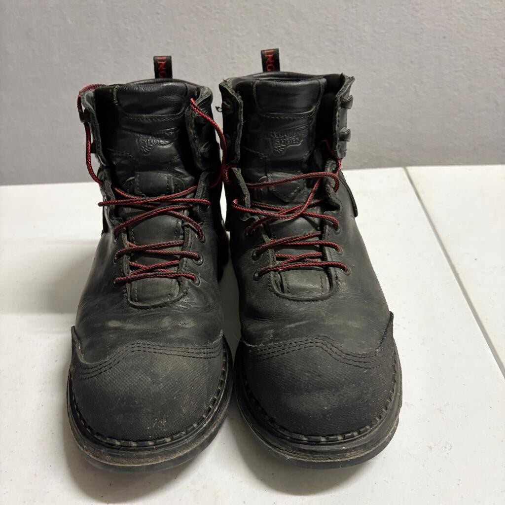 Red Wing 2411 Mens 9 EE Black Leather Waterproof Safety Toe Work Boots Made in