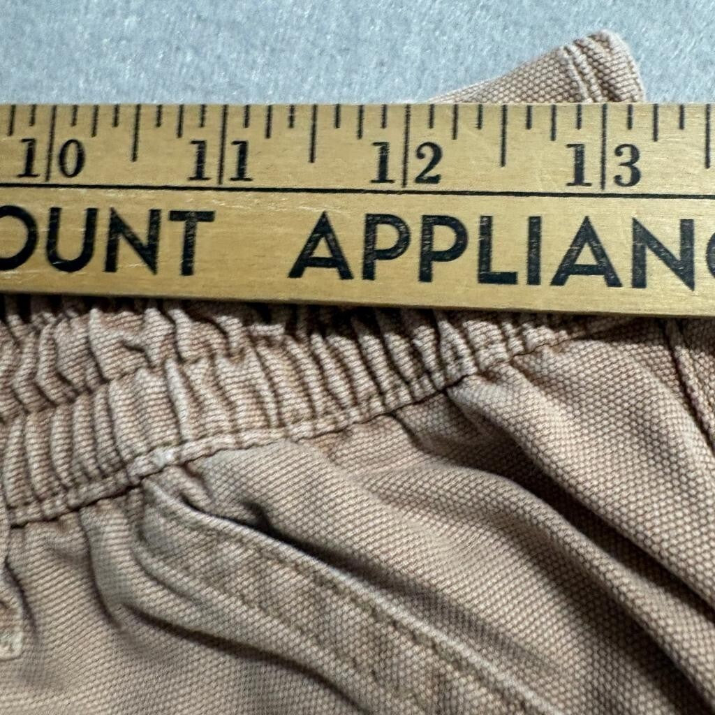 BDG Urban Outfitters Womens Medium Brown Canvas Cargo Pants Elastic Waist