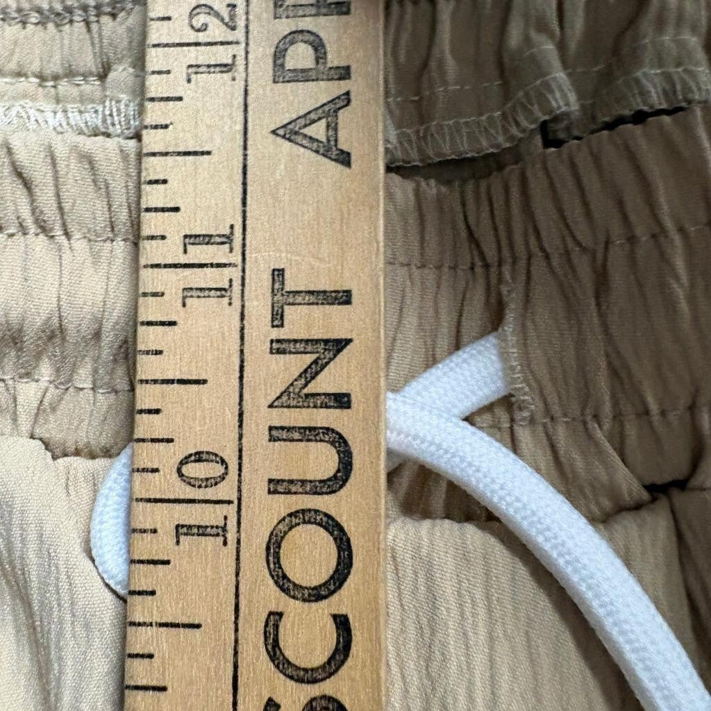 Manfinity Progress Textured Jogger Pants Womens Large Beige Drawstring Casual