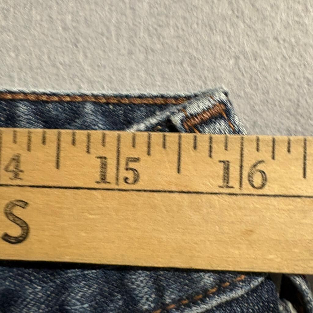 Eddie Bauer Classic Bootcut Jeans Womens 31 Baltic Wash Blue Denim Mid Rise