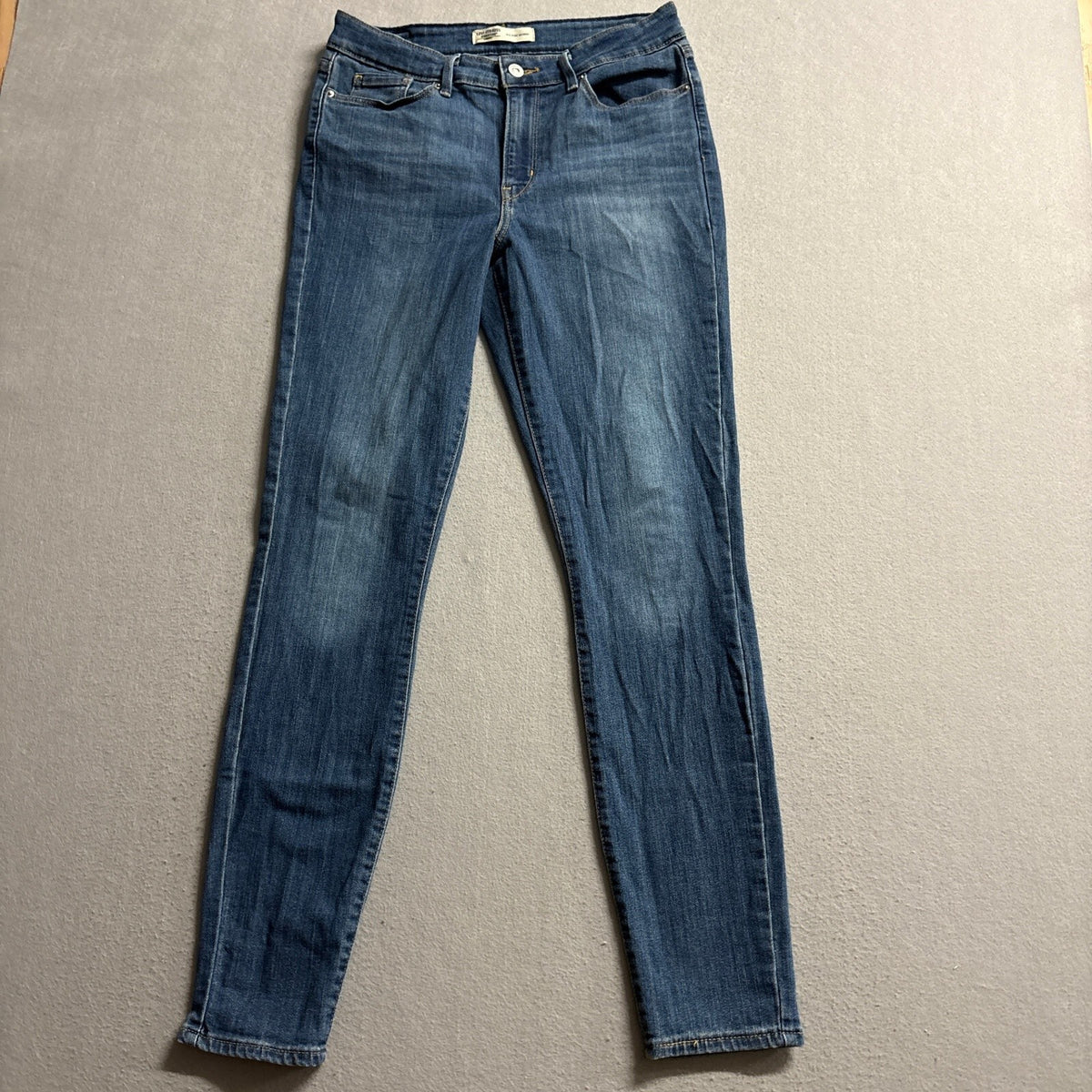 Signature by Levi Strauss Co Gold Label Womens Mid Rise Skinny Jeans Size 6L W28