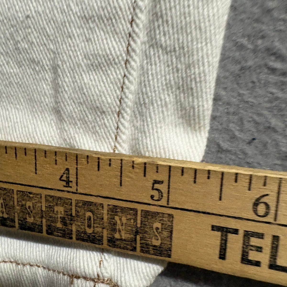 Indigo Poppy Girls White Skinny Stretch Denim Jeans Size 8 Tummy Control