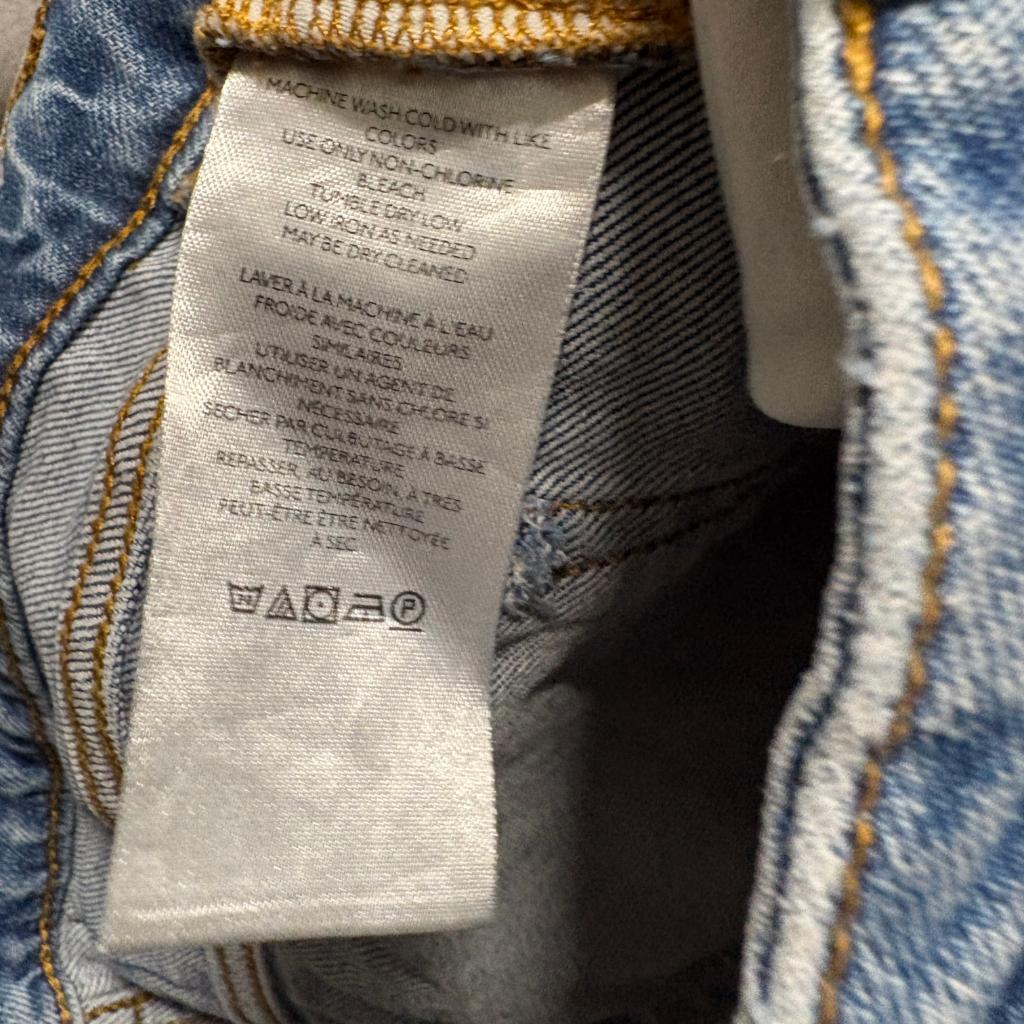 Pilcro and the Letterpress Jeans Womens 30 Blue Denim Straight Leg Anthropologie
