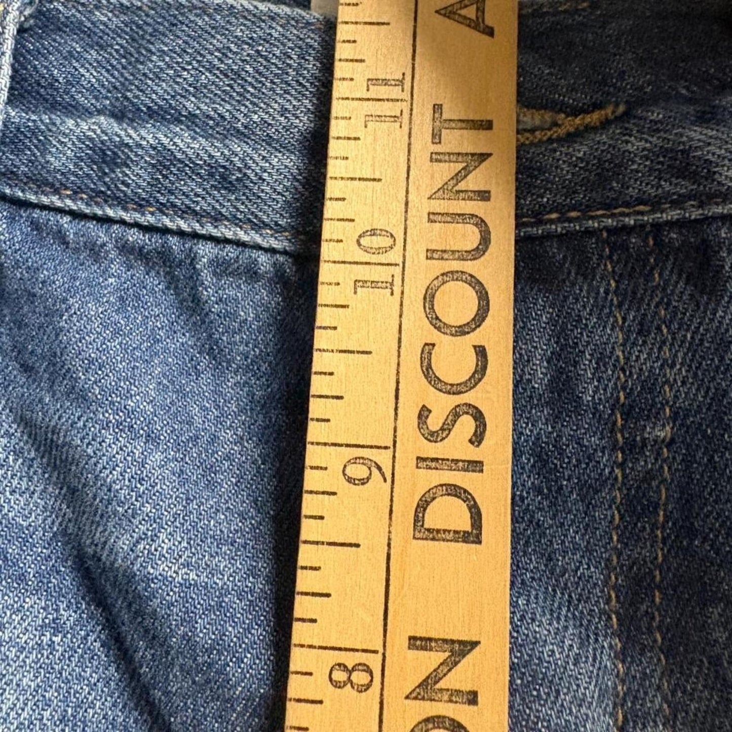 Level 99 Wide Leg Jeans Womens Size 28 Blue Denim High Rise Relaxed Fit