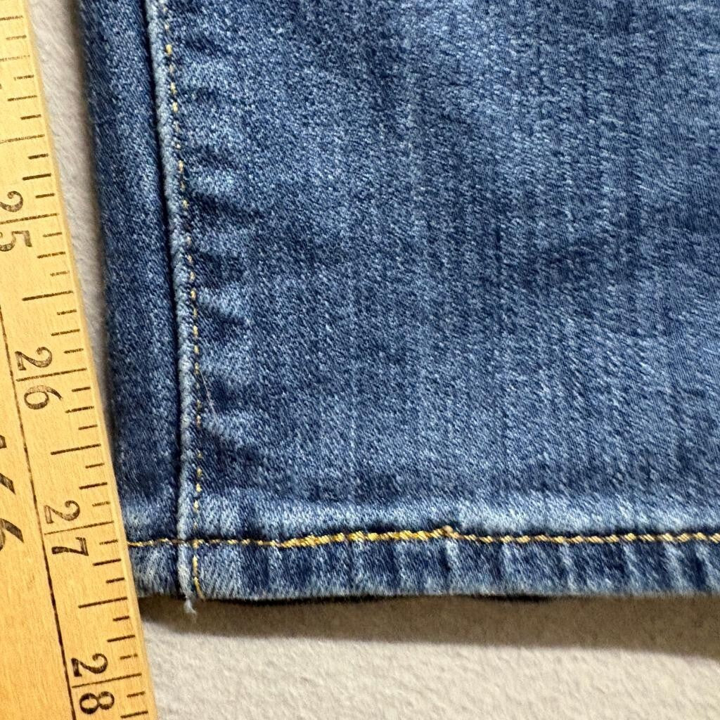 Levis 724 High Rise Straight Jeans Womens 22W Blue Denim Stretch Waterless