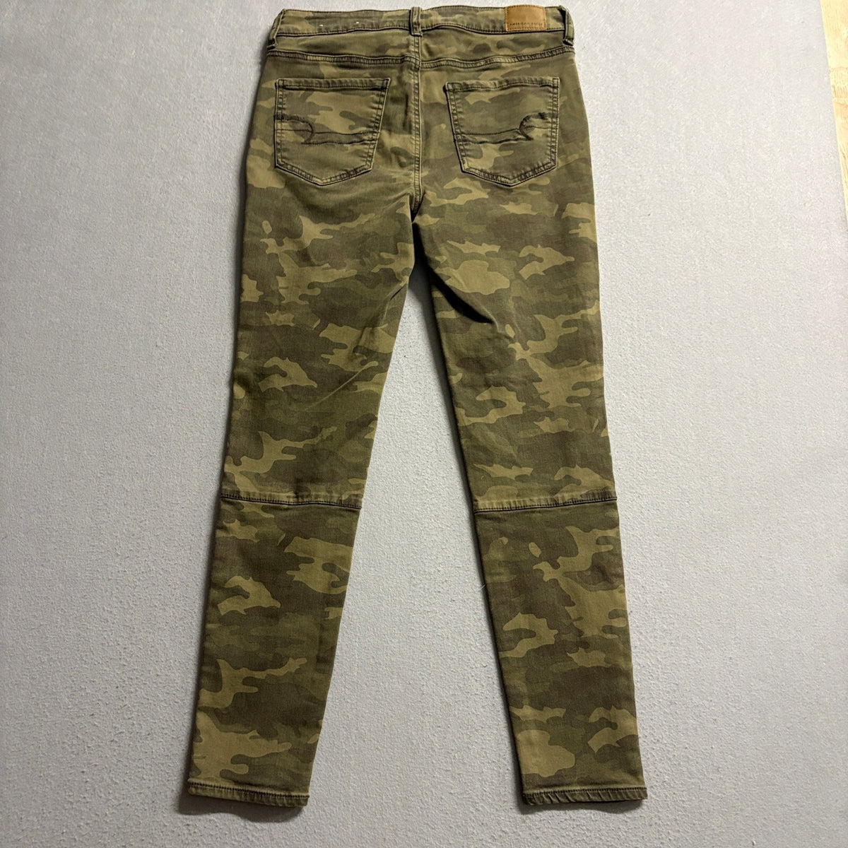American Eagle Hi Rise Jegging Womens 10 Camo High Waisted Super Stretch Pants