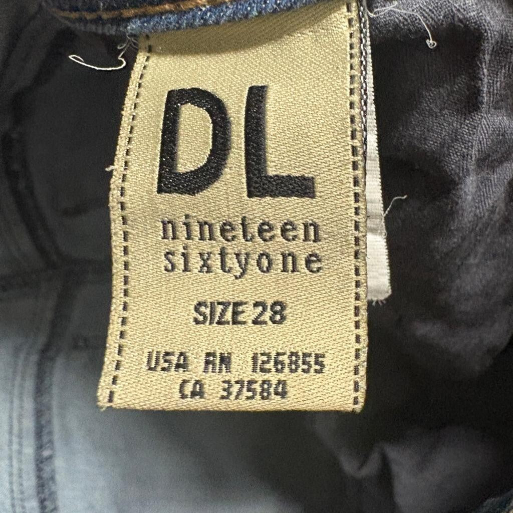 DL1961 Amanda Skinny Jeans Womens Size 28 Distressed Blue Denim Mayhem Wash