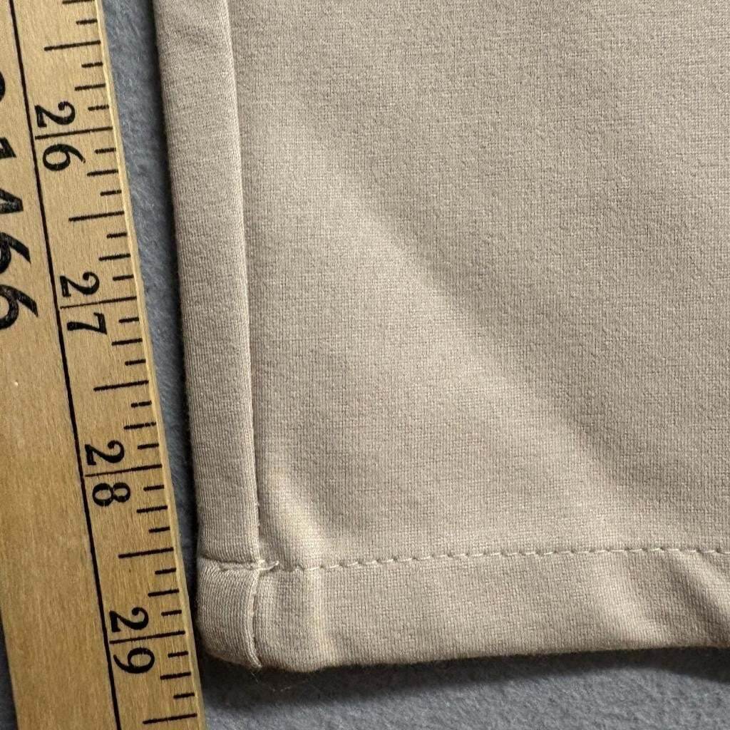 Gingtto Skinny Fit Pants Mens 34 Beige Khaki Stretch Chino Trousers New
