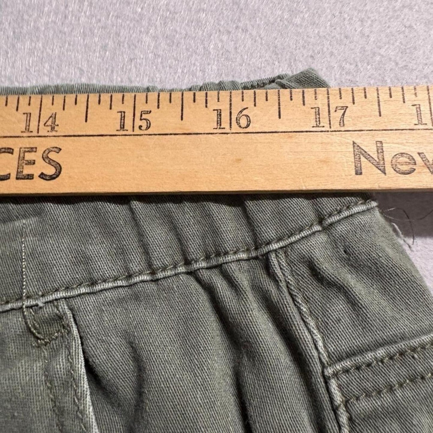Victorious Mens Cargo Jogger Pants XL Green Cotton Blend Elastic Waist
