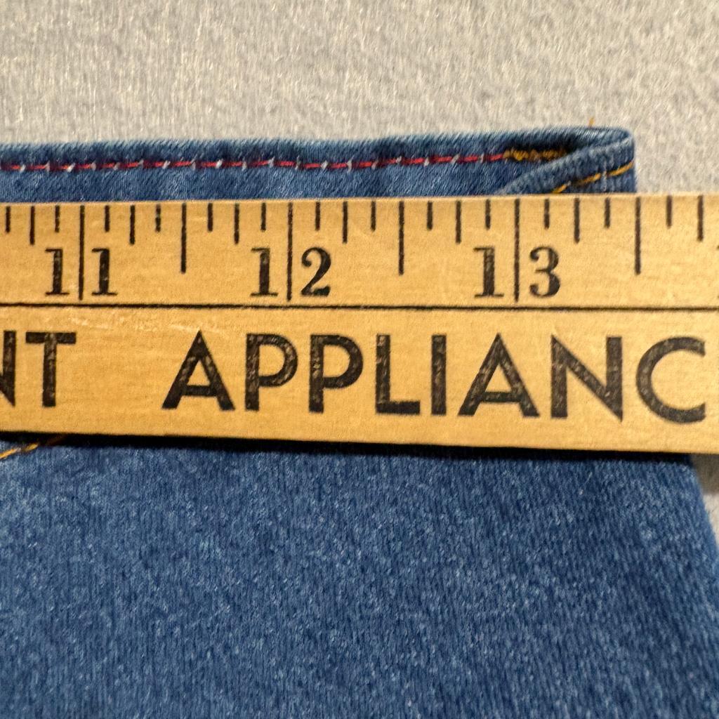 VIP Jeans Womens Size 5/6 High Rise Skinny Blue Denim 4 Button Fly Stretch