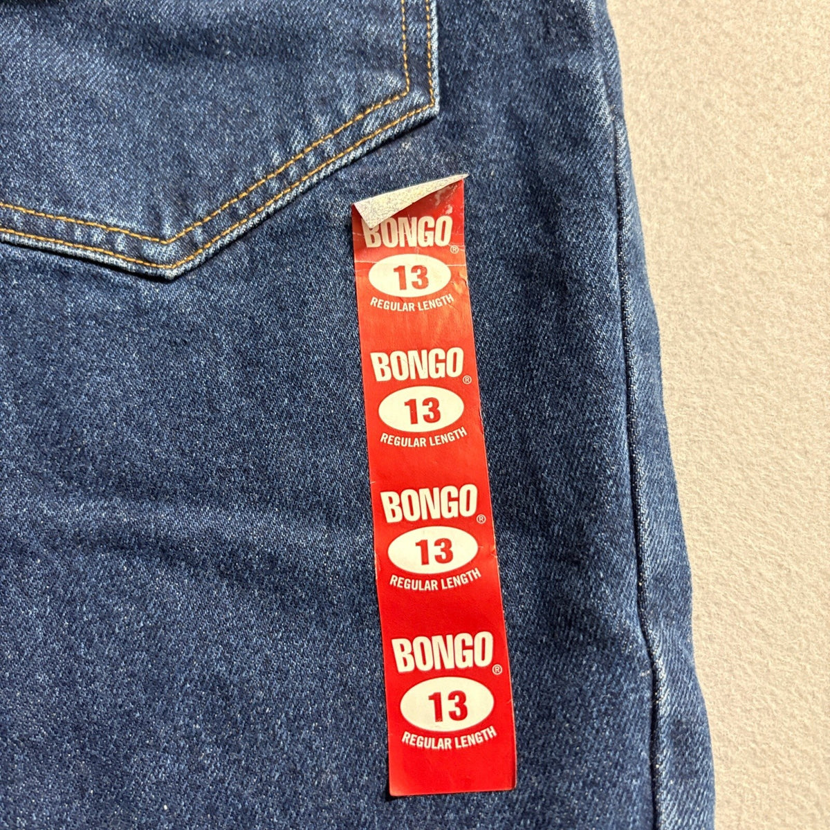 Vintage Bongo Jeans Womens 13 High Rise Tapered Leg Mom Jeans NWT 90s Dark Wash