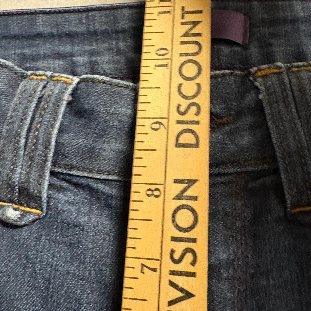 NYDJ Not Your Daughters Jeans Womens 4 Dark Wash Blue Straight Leg Denim Stretch