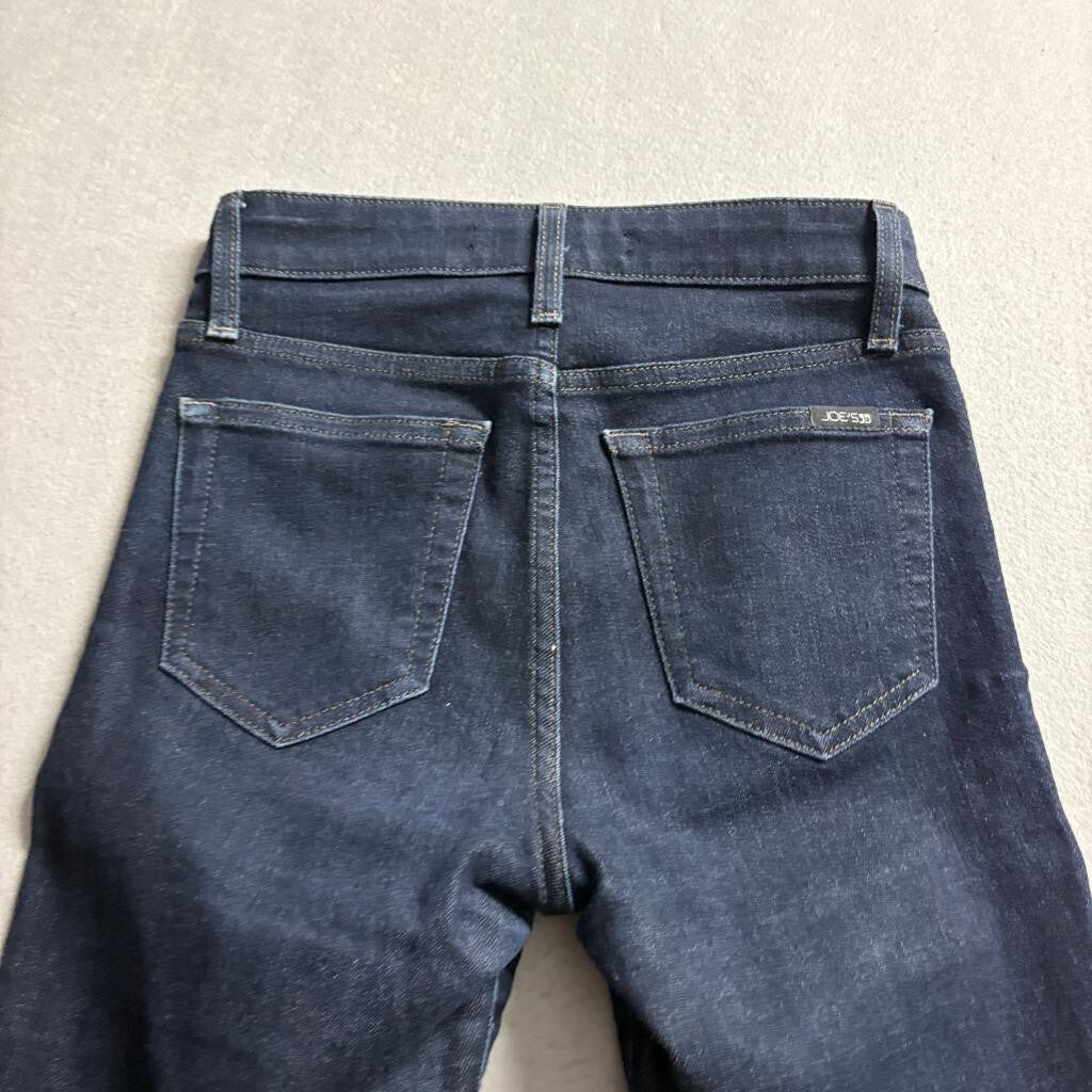 Joe's Jeans High Rise Skinny Ankle Womens 24 Dark Wash Blue Denim Stretch