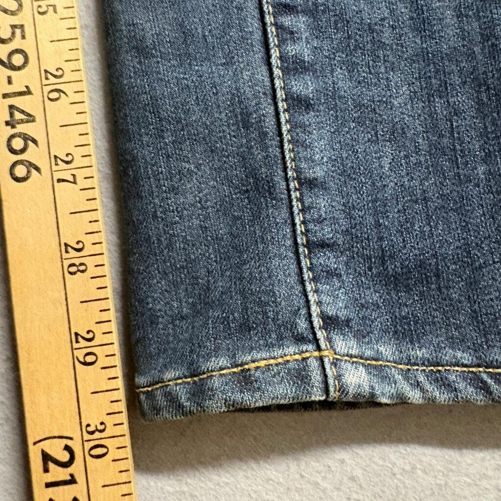 Paige Skyline Skinny Jeans Womens 28 Blue Denim Mid Rise Stretch