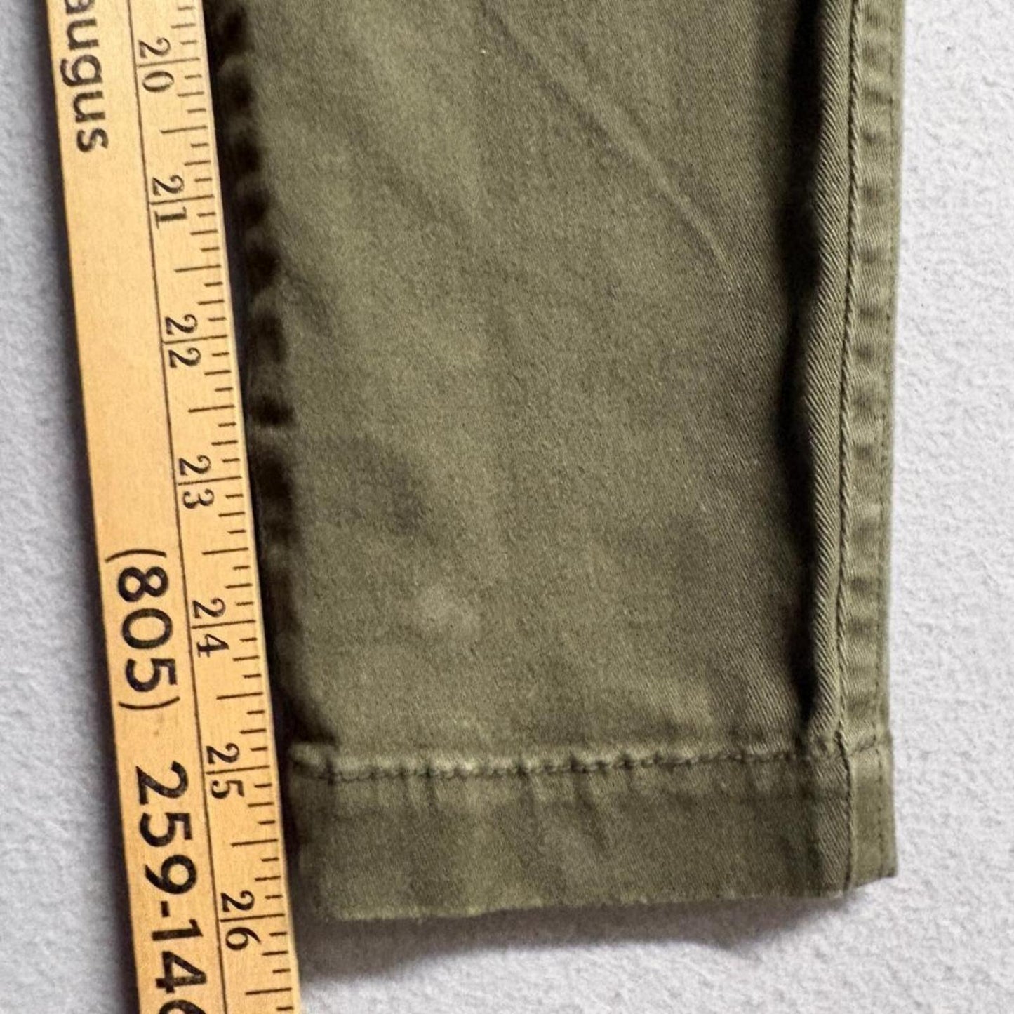 Gap High Rise Universal Legging Cargo Pants Womens Size 2 Olive Green Stretch