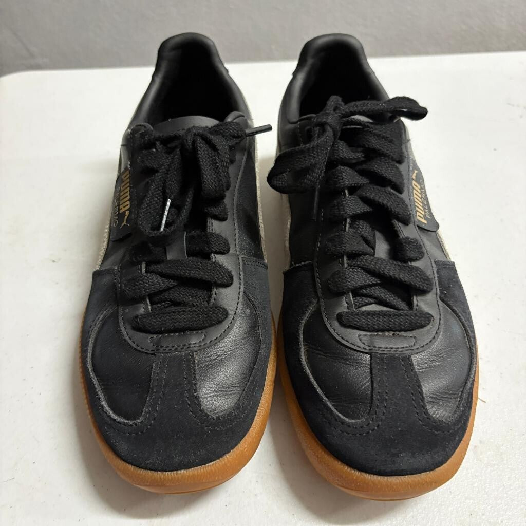Puma Palermo Lth Black Feather Gray Gum Mens Size 10 Leather Sneakers 396464-03