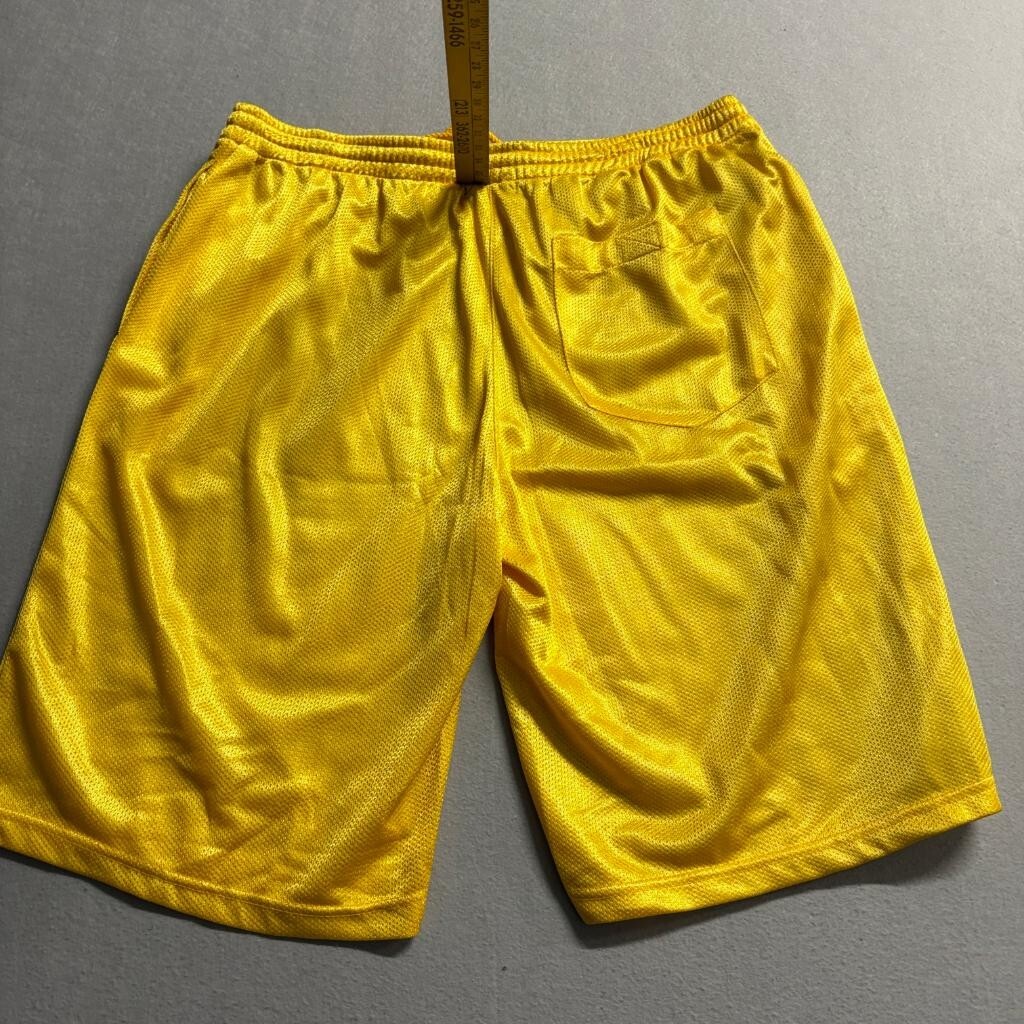 Barcode Future Fashion Pass LA Lakers Jersey and Shorts Set Mens XL Yellow Mesh