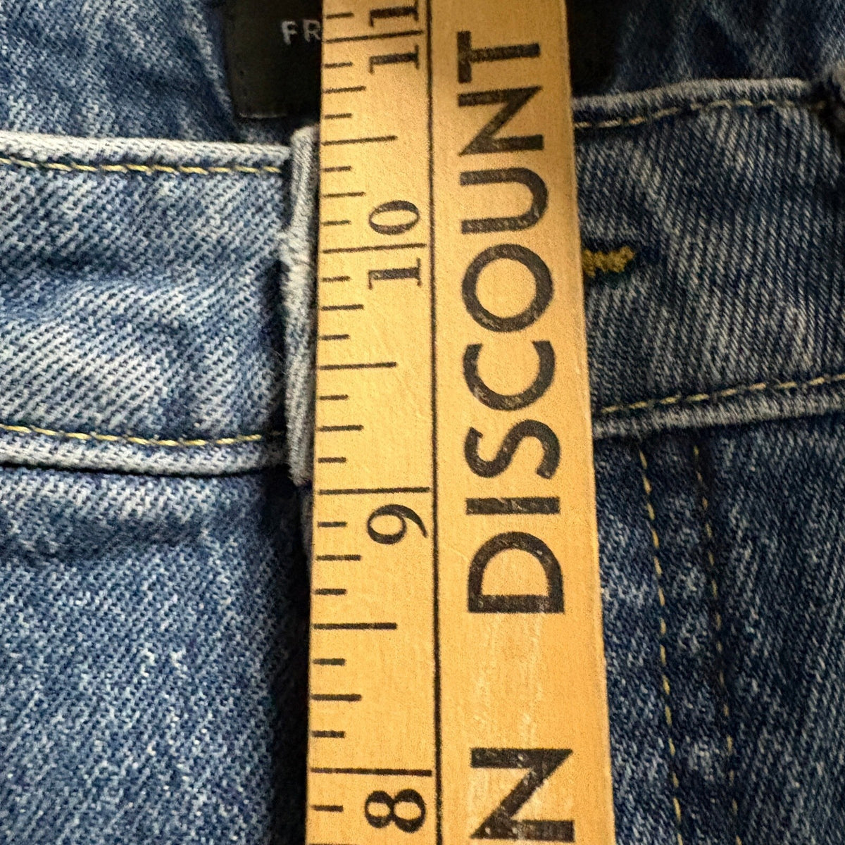 Free Assembly Womens High Rise Straight Leg Jeans Blue Denim Size 10 Medium Wash