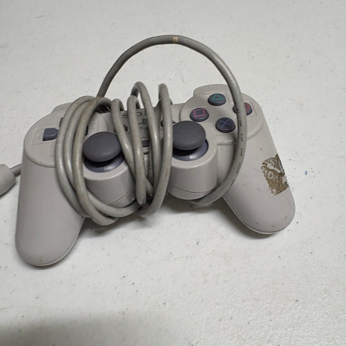 Sony PlayStation 1 PS1 DualAnalog Controller Model SCPH-1180 Original Gray Wired