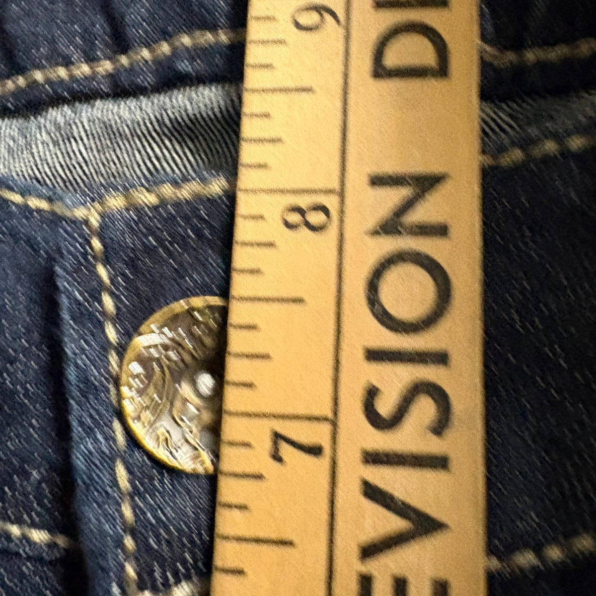 Paris Blues Jeans Womens Size 7 Dark Wash Straight Leg Stretch Denim Blue Pants