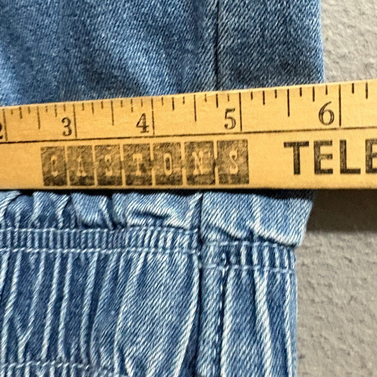 OTB Denim Joggers Mens Medium Blue Elastic Drawstring Waist Cuffed Hem Pants