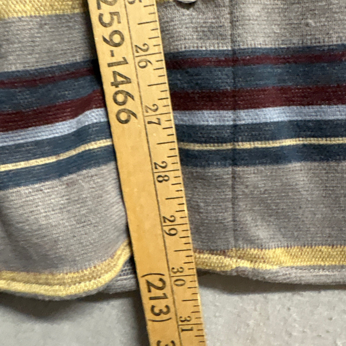 Caliville Mens XL Striped Fleece Shirt Jacket Long Sleeve Button Up Flannel Gray