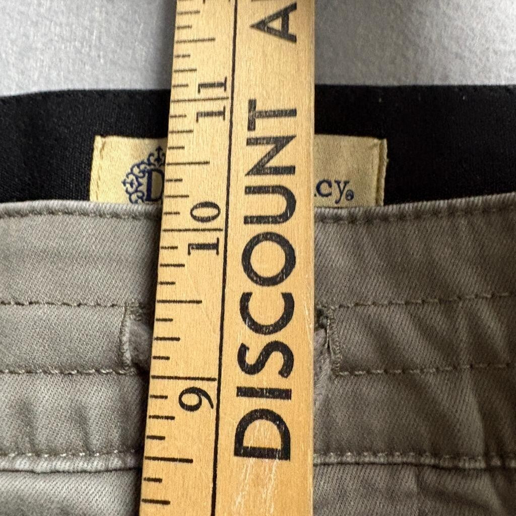 Democracy Ab Solution High Rise Skinny Jeans Womens 2 Green Olive Stretch Denim