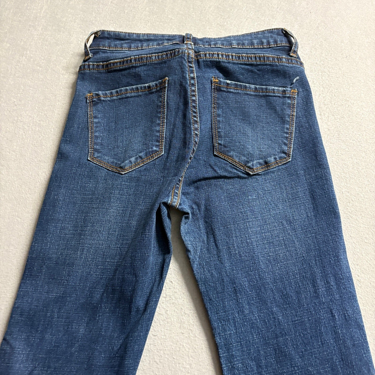 Bobore Flare Jeans Womens Size 28 Blue Denim Stretch Bell Bottom Pants New
