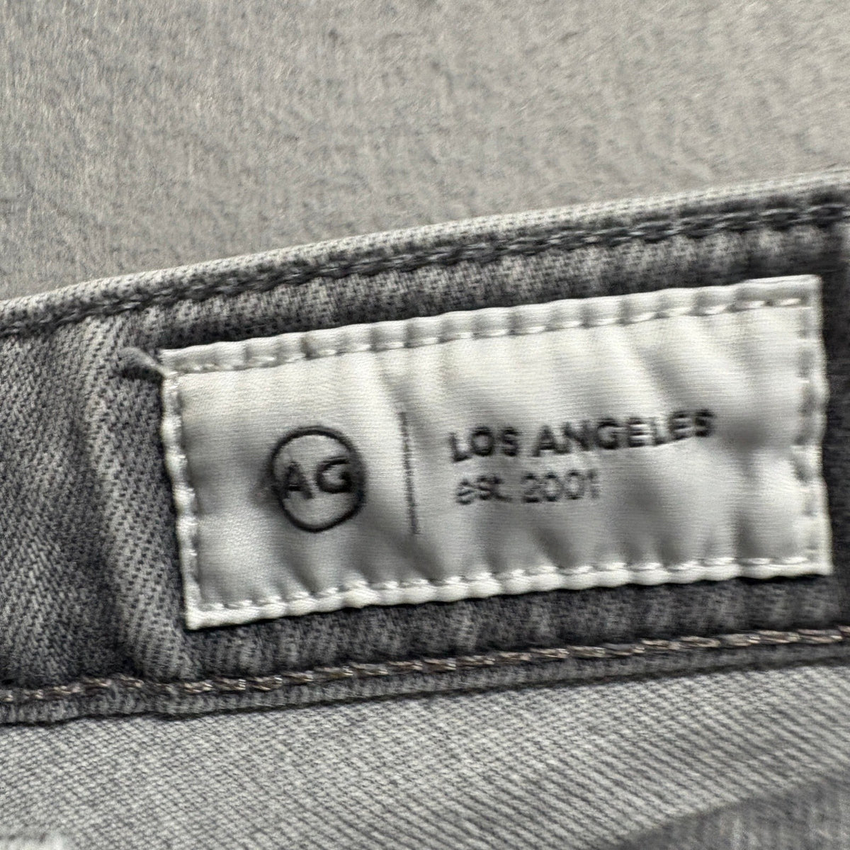 AG Adriano Goldschmied Prima Mid Rise Cigarette Jeans Womens 26R Gray Stretch