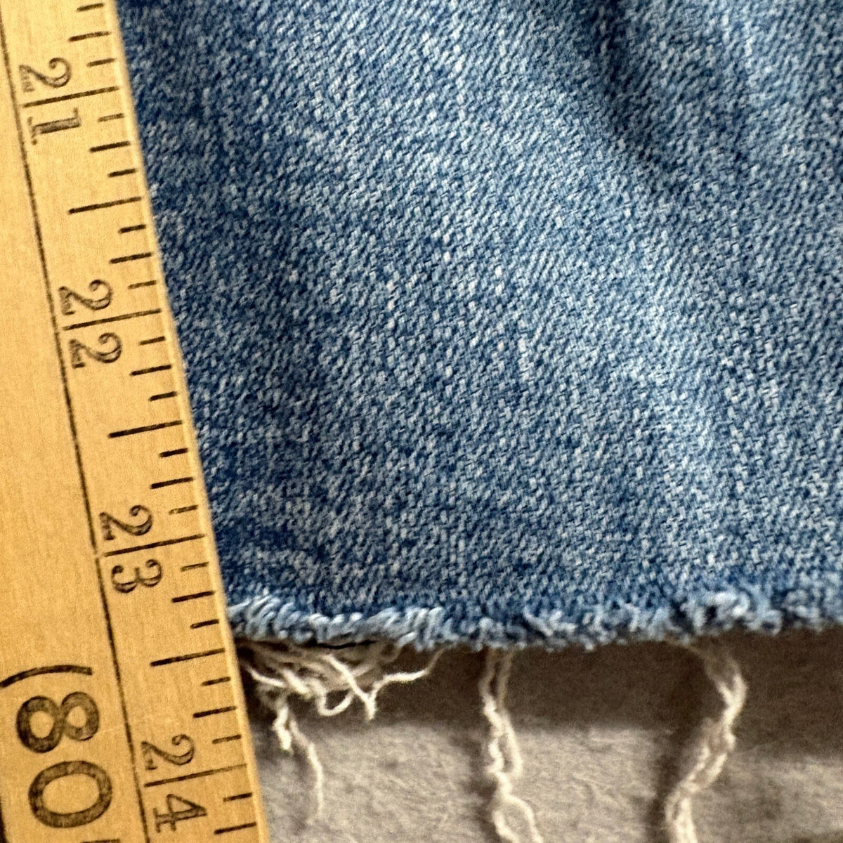 Judy Blue High Waist Raw Hem Ankle Straight Jeans Womens Size 9/29 JB88525 Blue