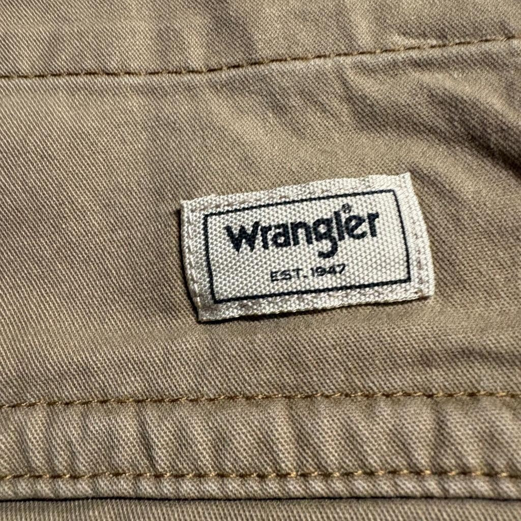 Wrangler Cargo Pants Mens 30x30 Brown Regular Taper Stretch Cotton Utility Work
