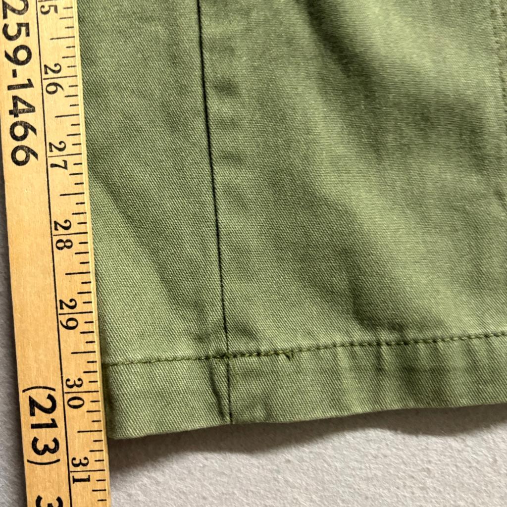 Brandy Melville J Galt Cargo Pants Womens Olive Green Wide Leg Drawstring