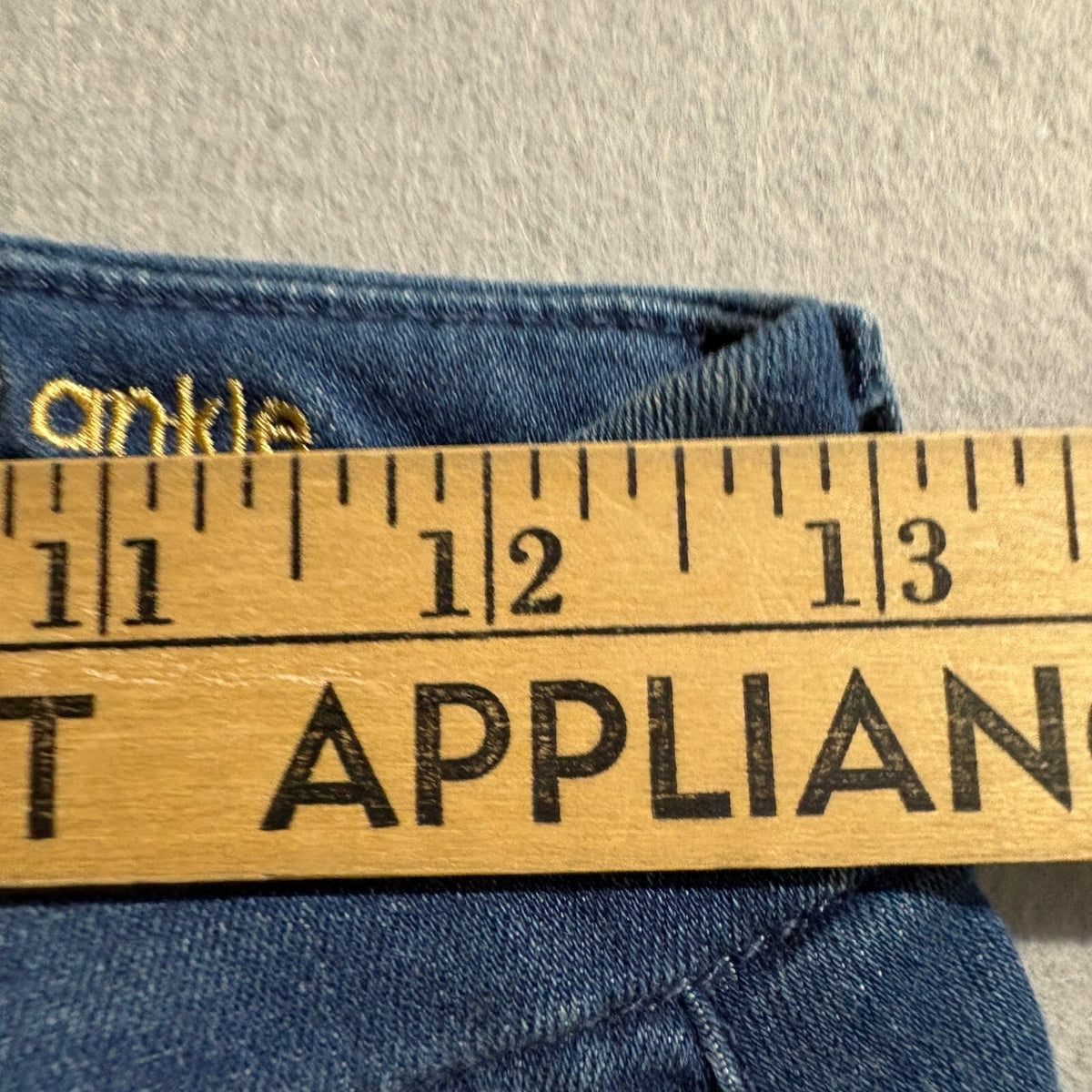 7 For All Mankind Blair High Waist Ankle Skinny Jeans Womens 25 Raw Hem Blue